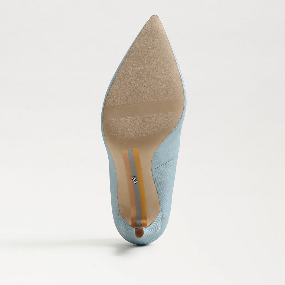 Cloud Blue Satin Fabric