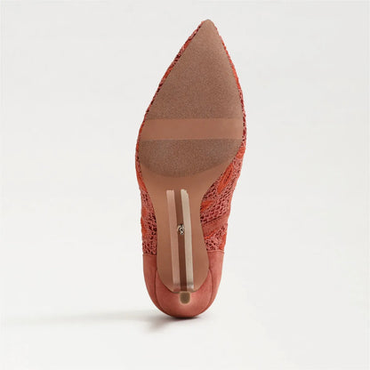 Coral Clay Mesh Fabric