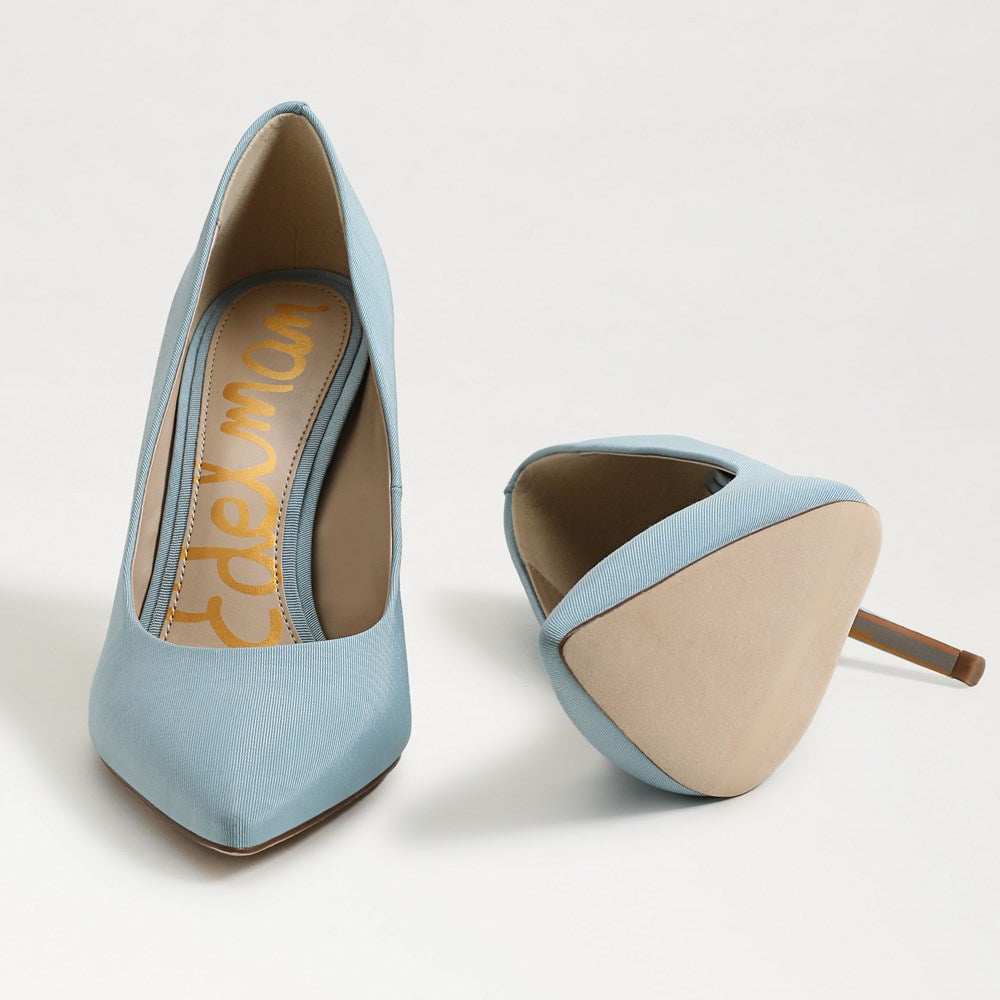 Cloud Blue Satin Fabric