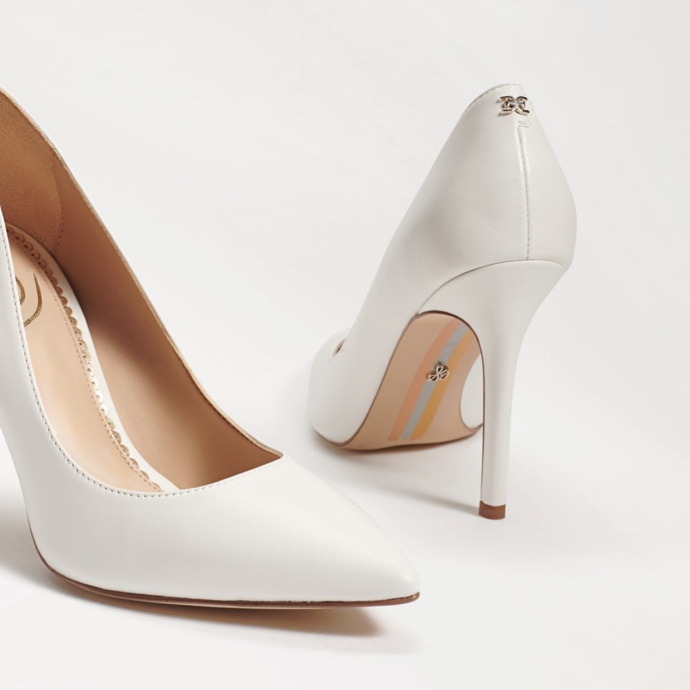 Bright White Leather