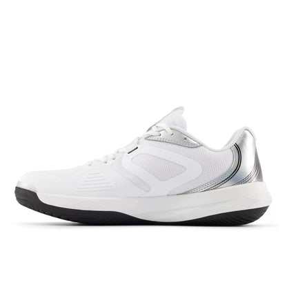 White With Black And Silver Metallic