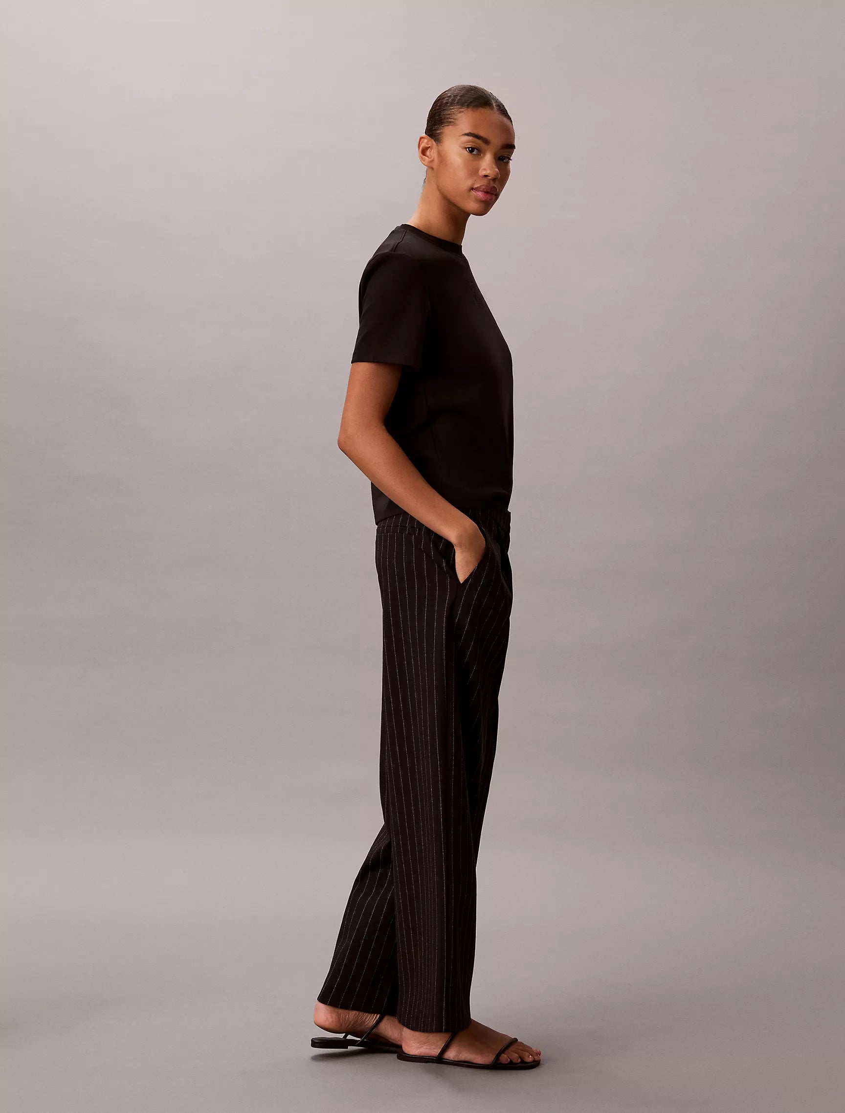 Black Pinstripe