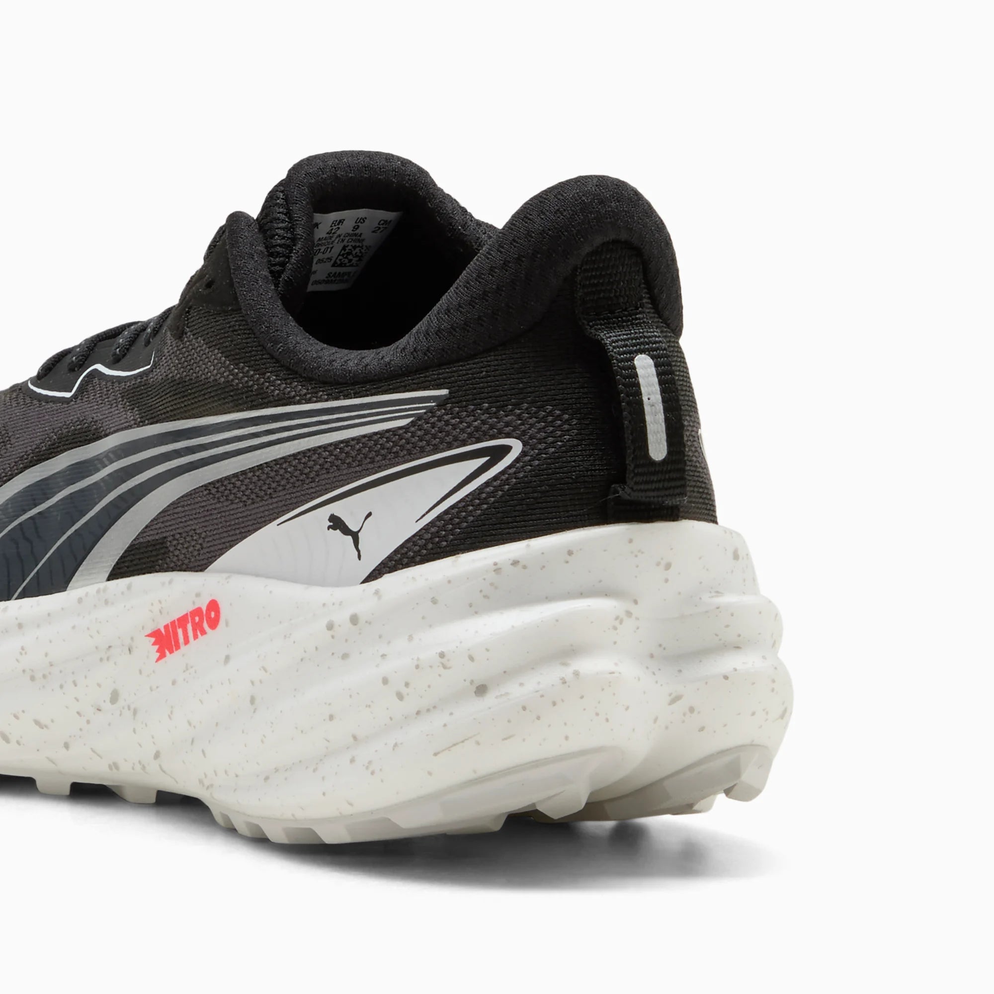 PUMA Black-Feather Gray-Ultra Red