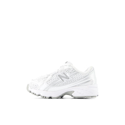 White With Silver Metallic