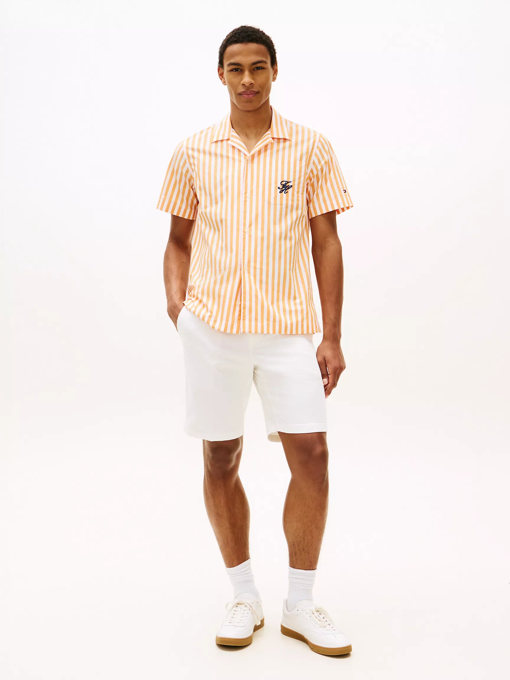 Orange Hype/White Stripe