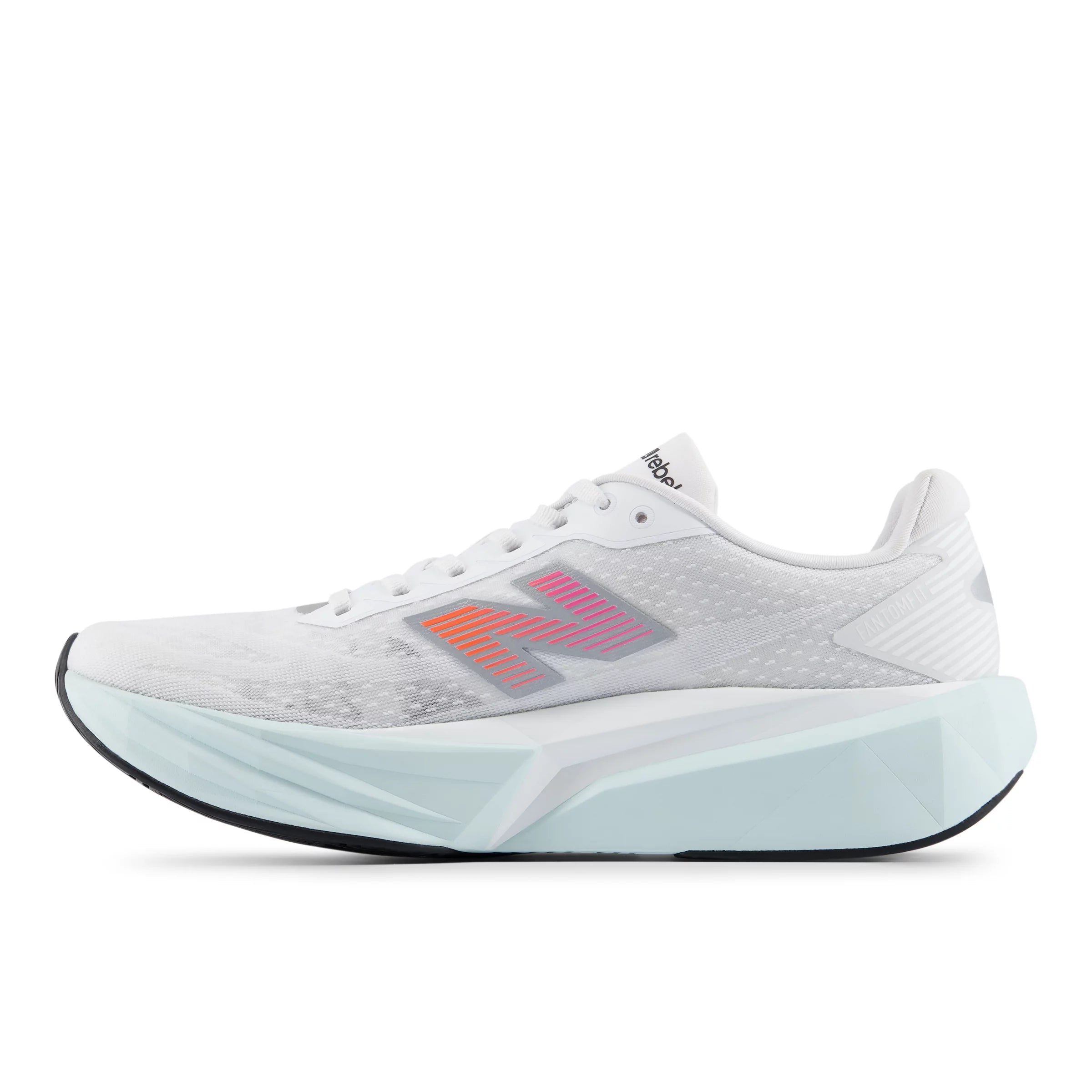 White With Pink Heat And Glint Blue