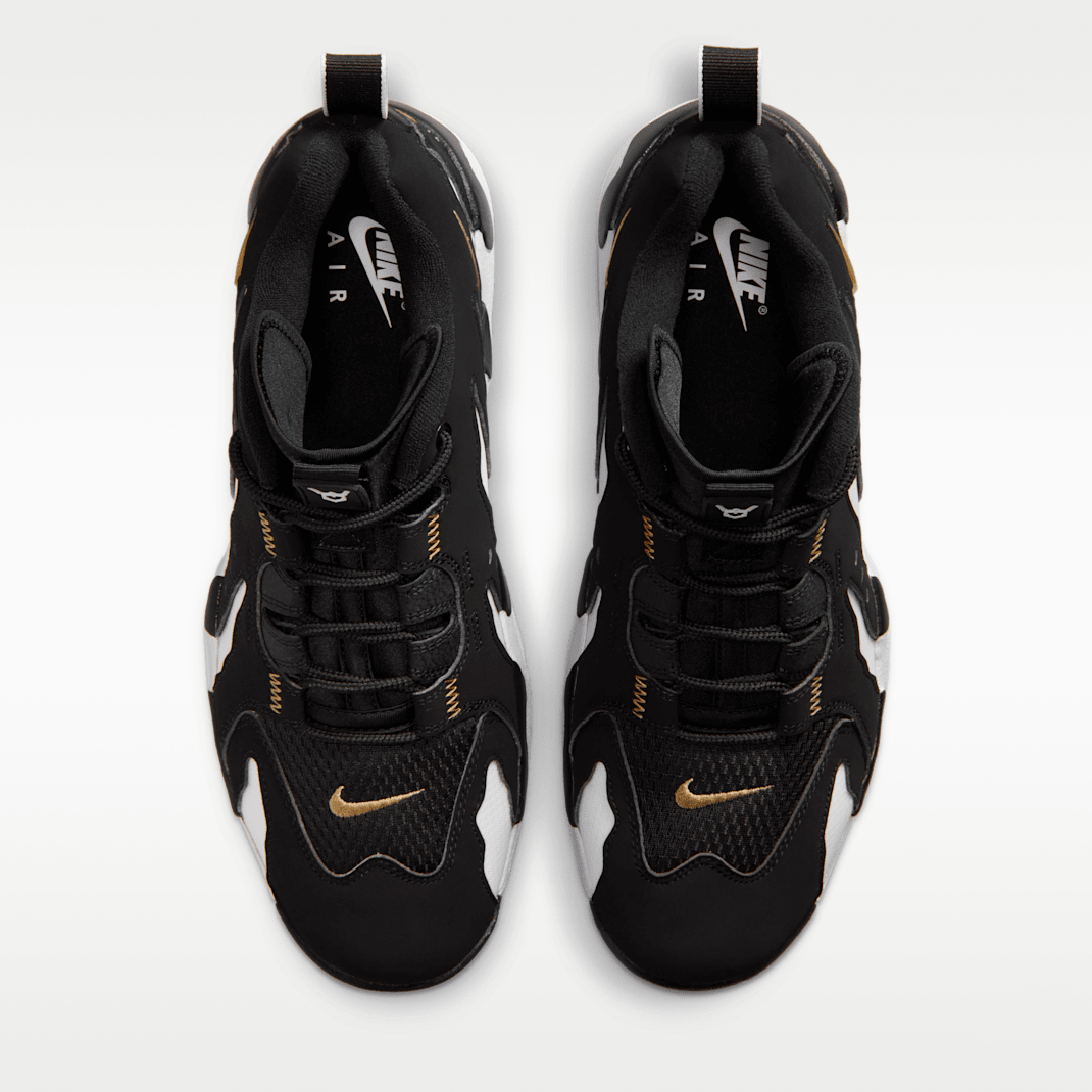 Black/White/Metallic Gold