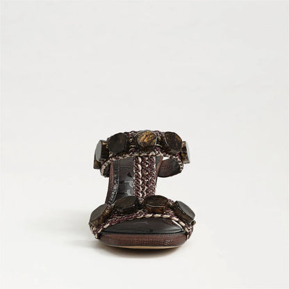 Mocha Multi Faux Raffia
