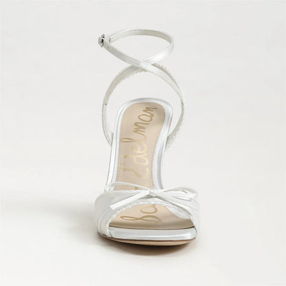 Bright White Satin Fabric