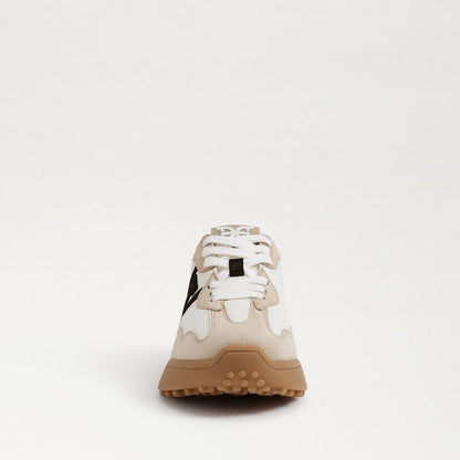 White/Tan/Black Suede