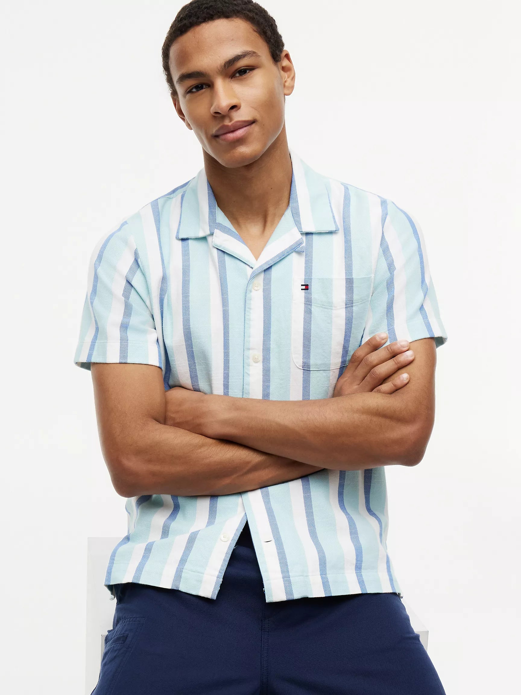Arctic Aqua Stripe