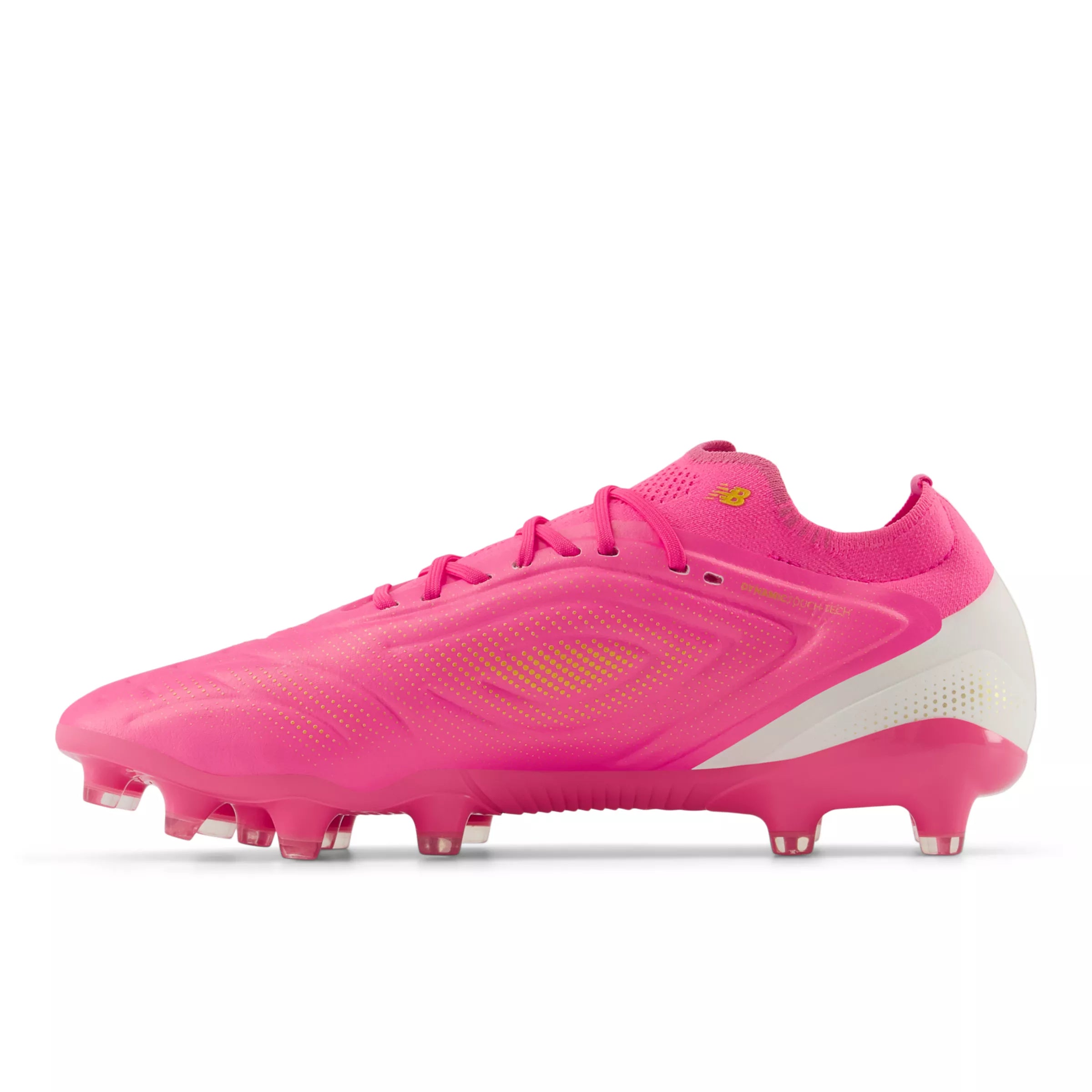 Pink Heat With Metallic Gold And Pink Satin