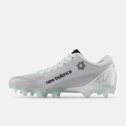White With Black And Silver Metallic