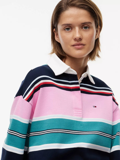 Pink Daisy / Multi Stripe