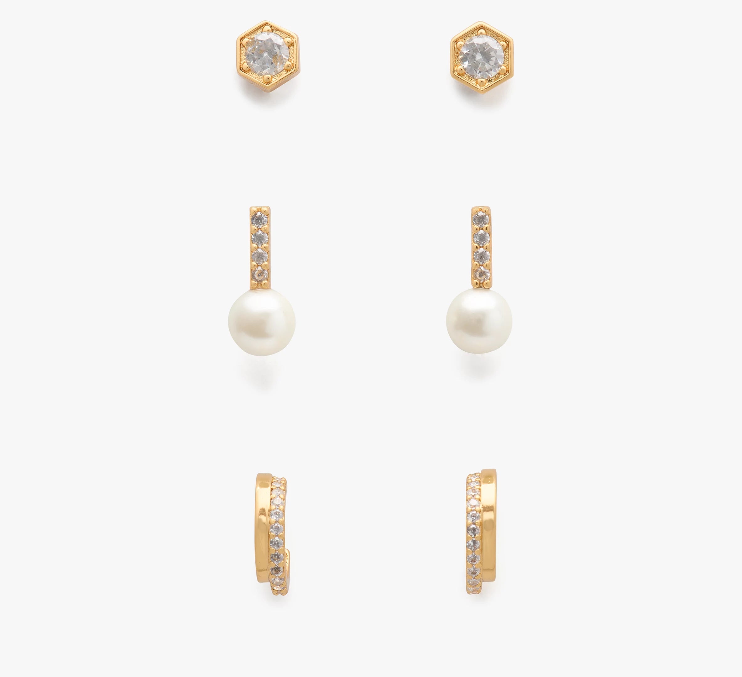 Cream/Clear/Gold
