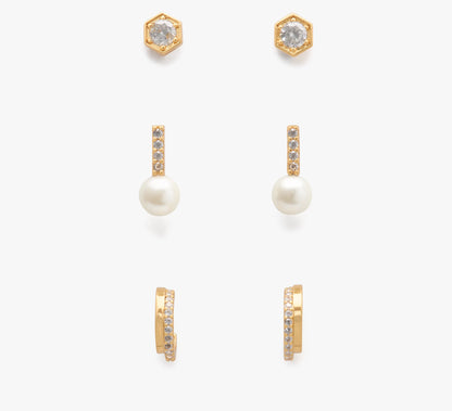 Cream/Clear/Gold