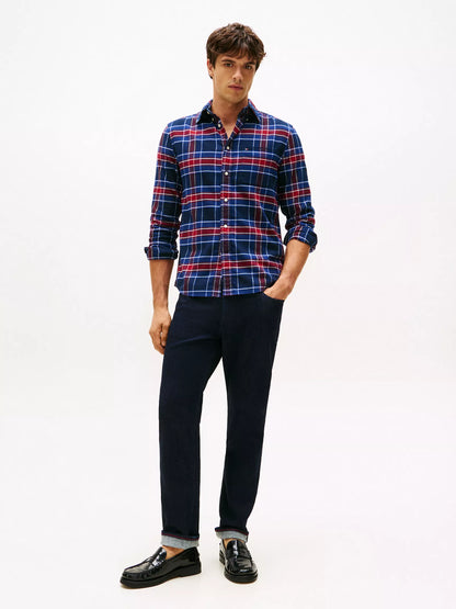 Preppy Navy Check