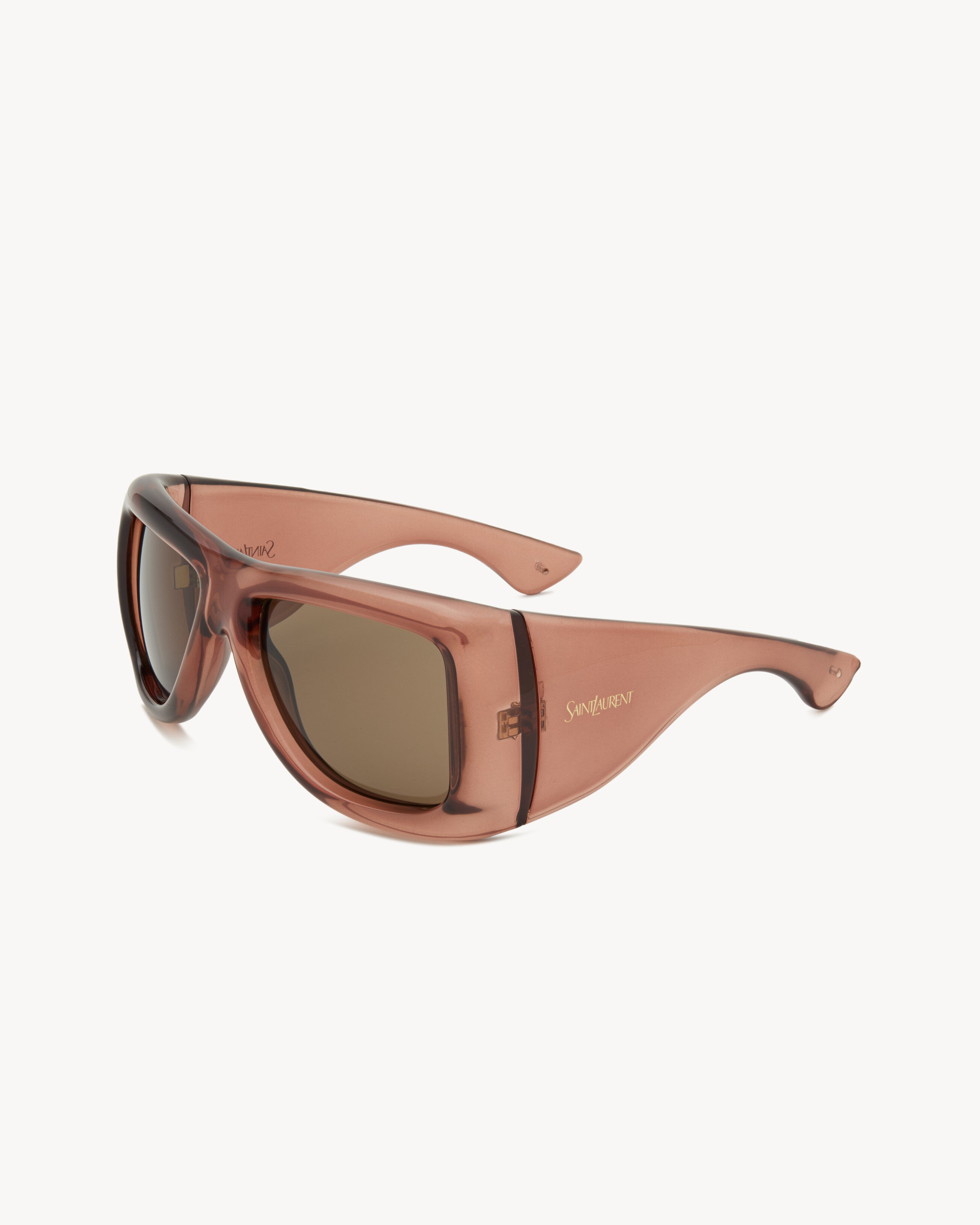 Transparent Red And Brown