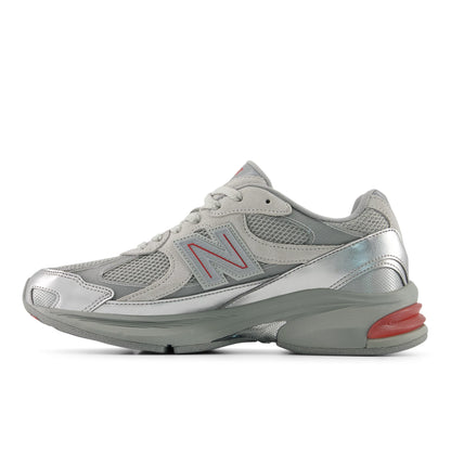 Silver Metallic With Team Red And Concrete