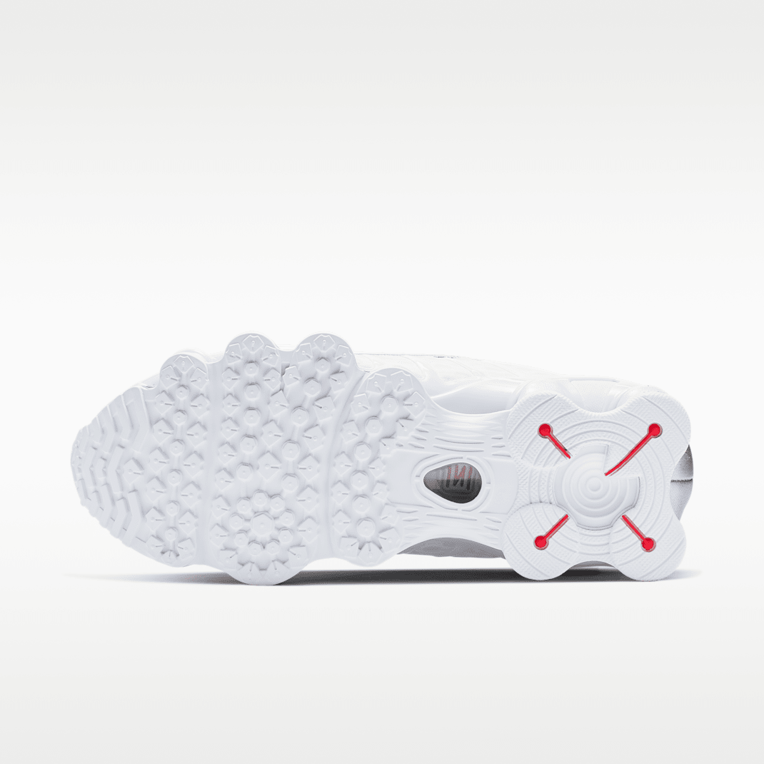 White/Metallic Silver/Max Orange/White