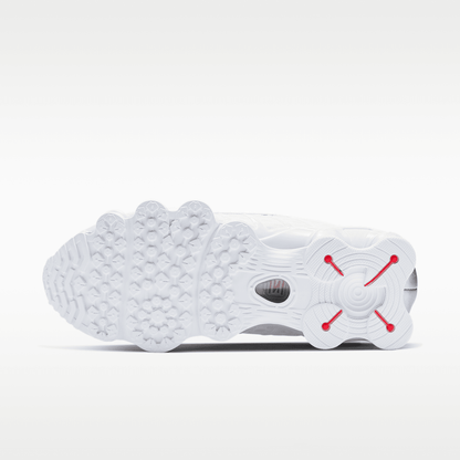 White/Metallic Silver/Max Orange/White