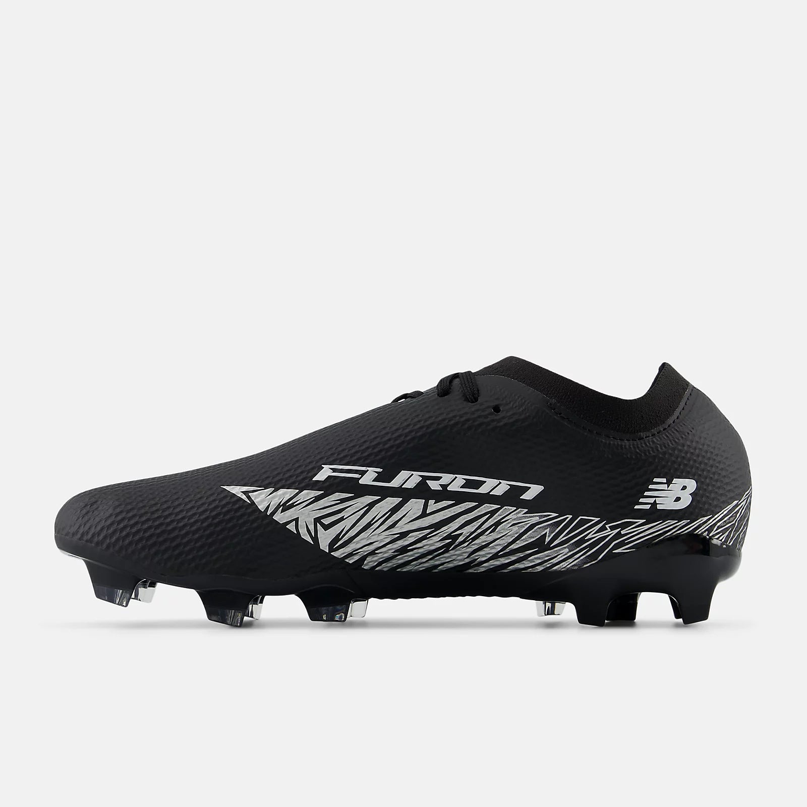 Black 100 With Metallic Silver 877 C And White