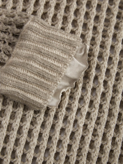 Gusa Crochet Beige