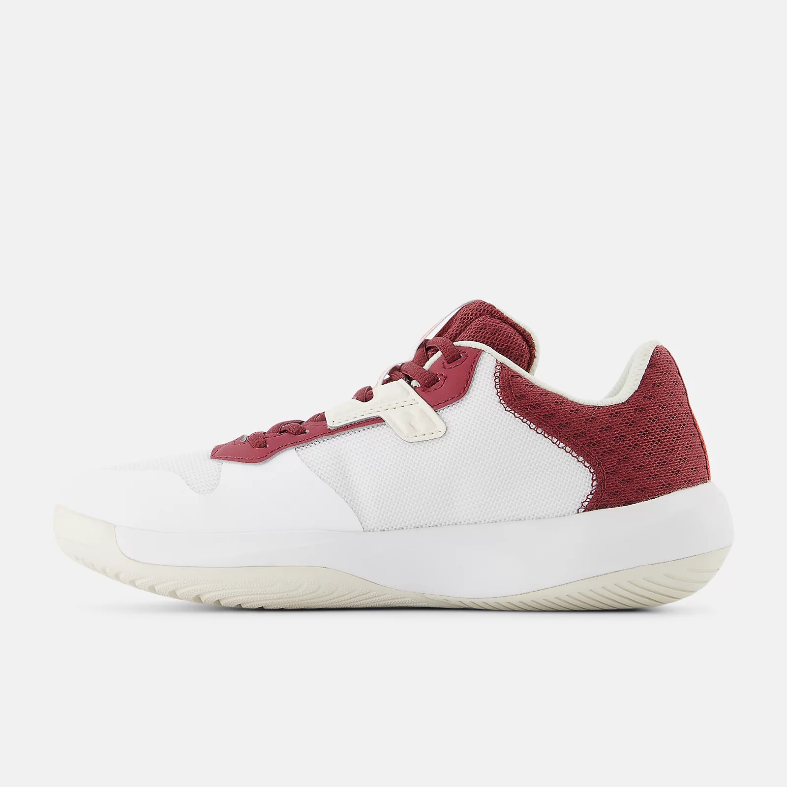 White With Monarch Burgundy