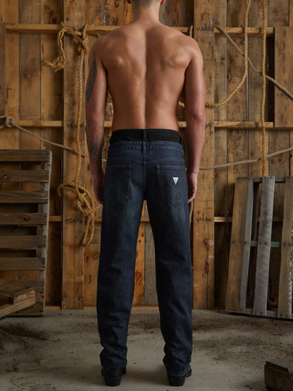 Gusa Sanded Dark Indigo W