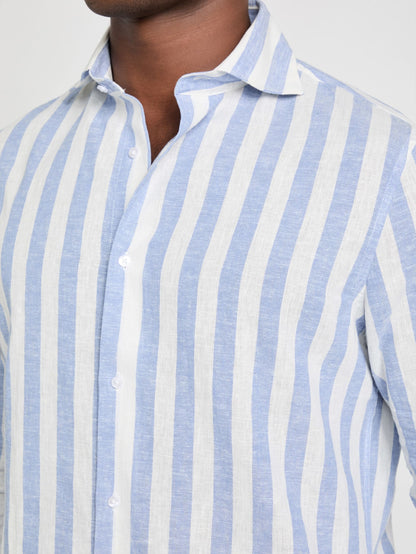 Lightblue & White Microst