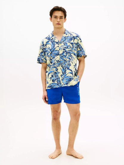 Vintage Tropical Floral Yellow Multi