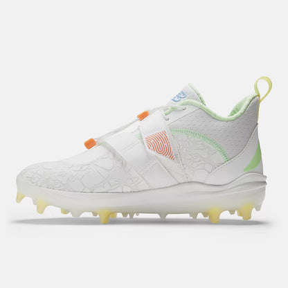 Optic White With Neon Dragonfly And Electric Jade