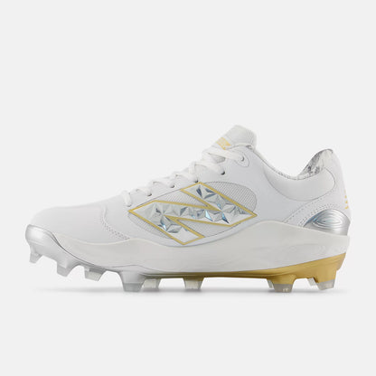 White With Gold