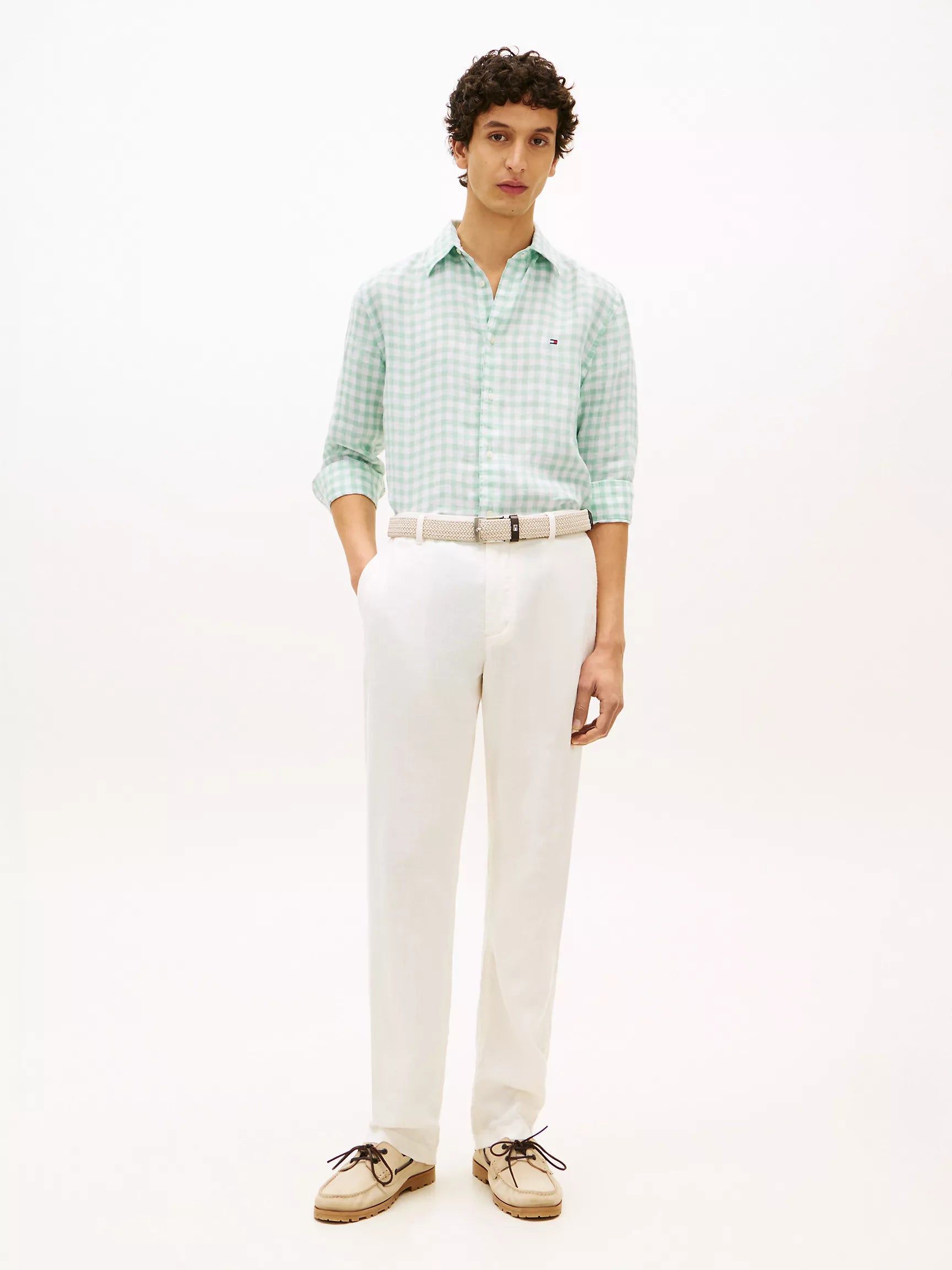 Crushed Mint/White Check