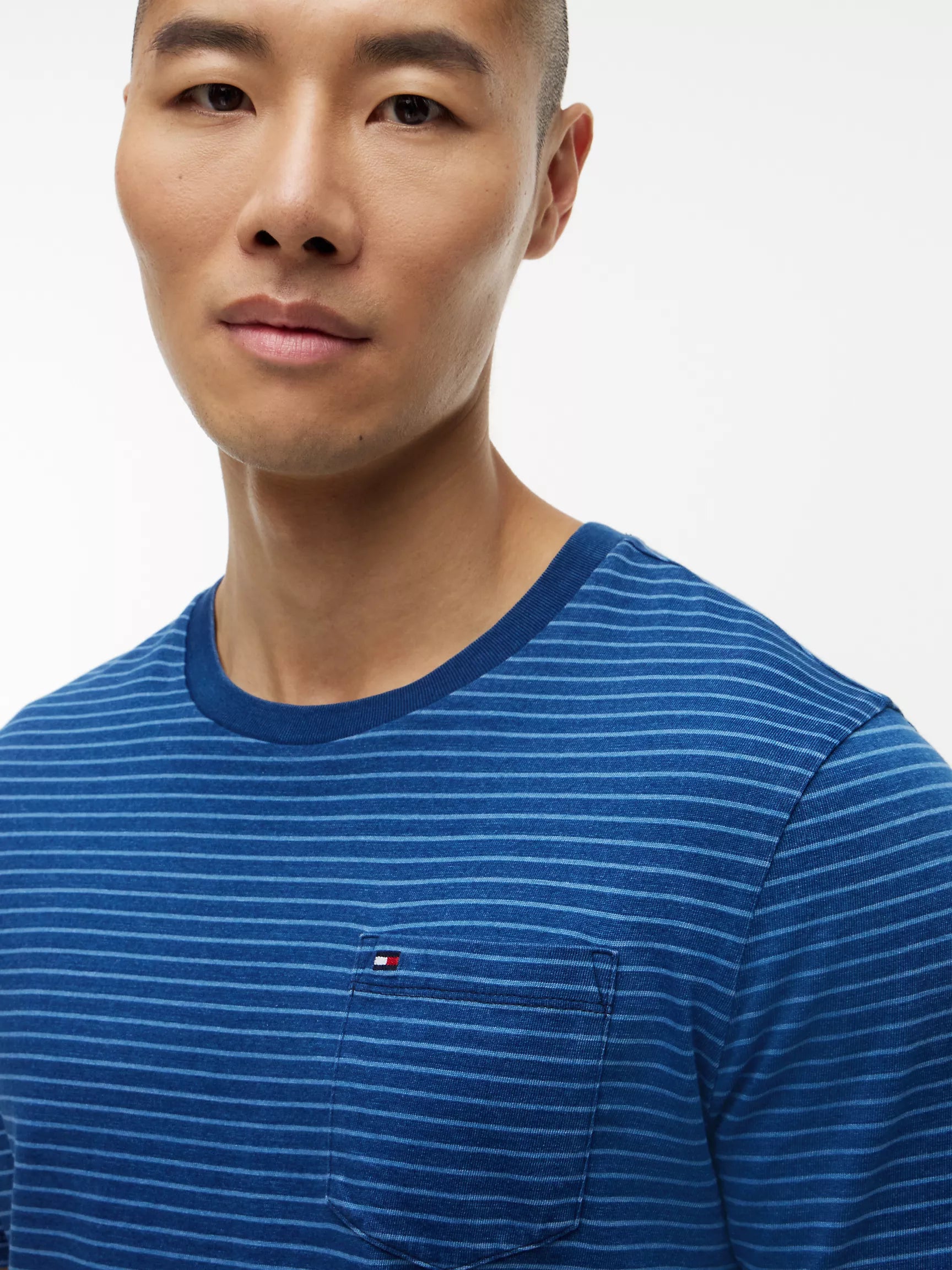 Dark Indigo/Light Blue Stripe
