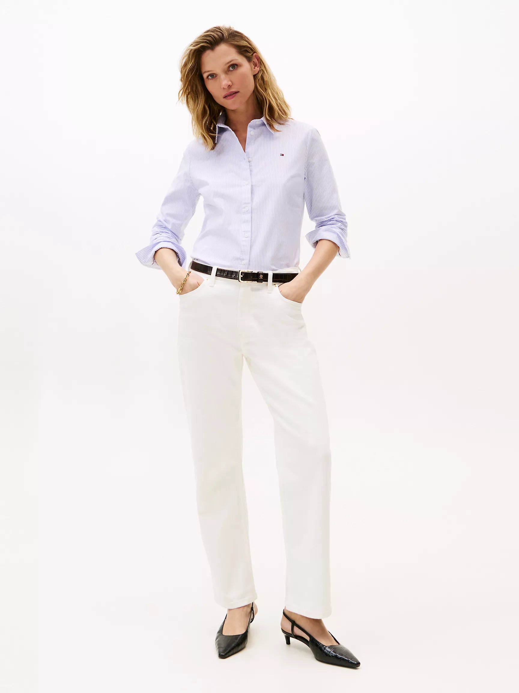 Seldom Blue / Optic White Stripe
