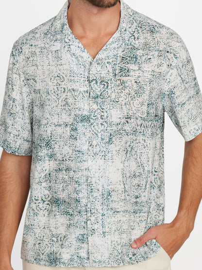 Distressed Paisley Print