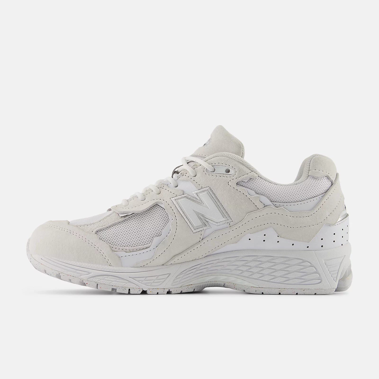 White With Reflection And Silver Metallic