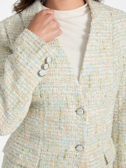 Green Mix Color Tweed