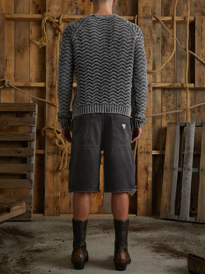 Washed Out Black Multi