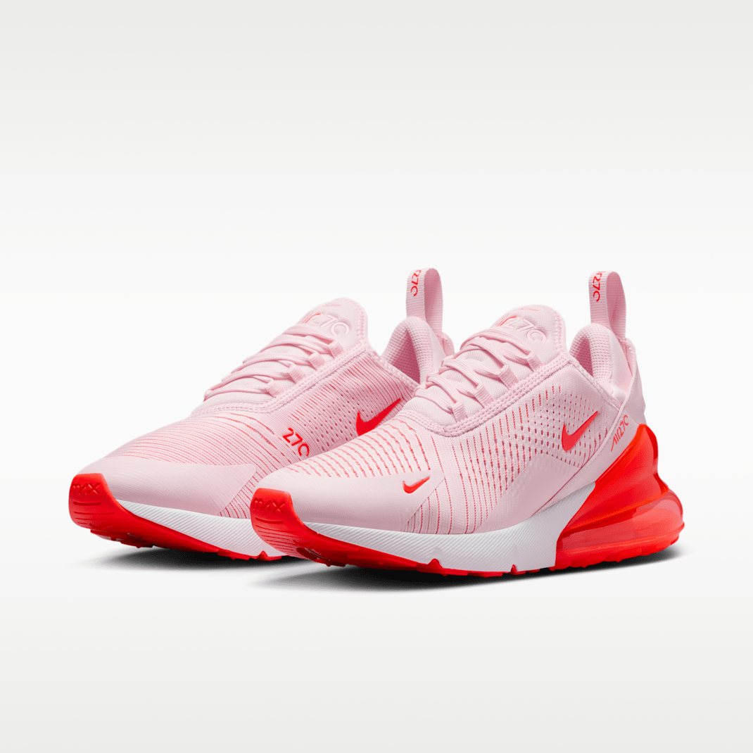 Pink Foam/White/Bright Crimson
