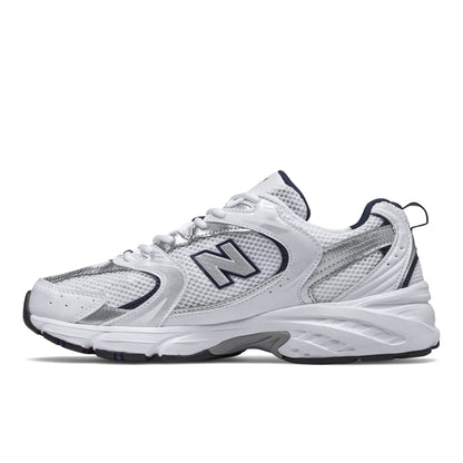White With Natural Indigo