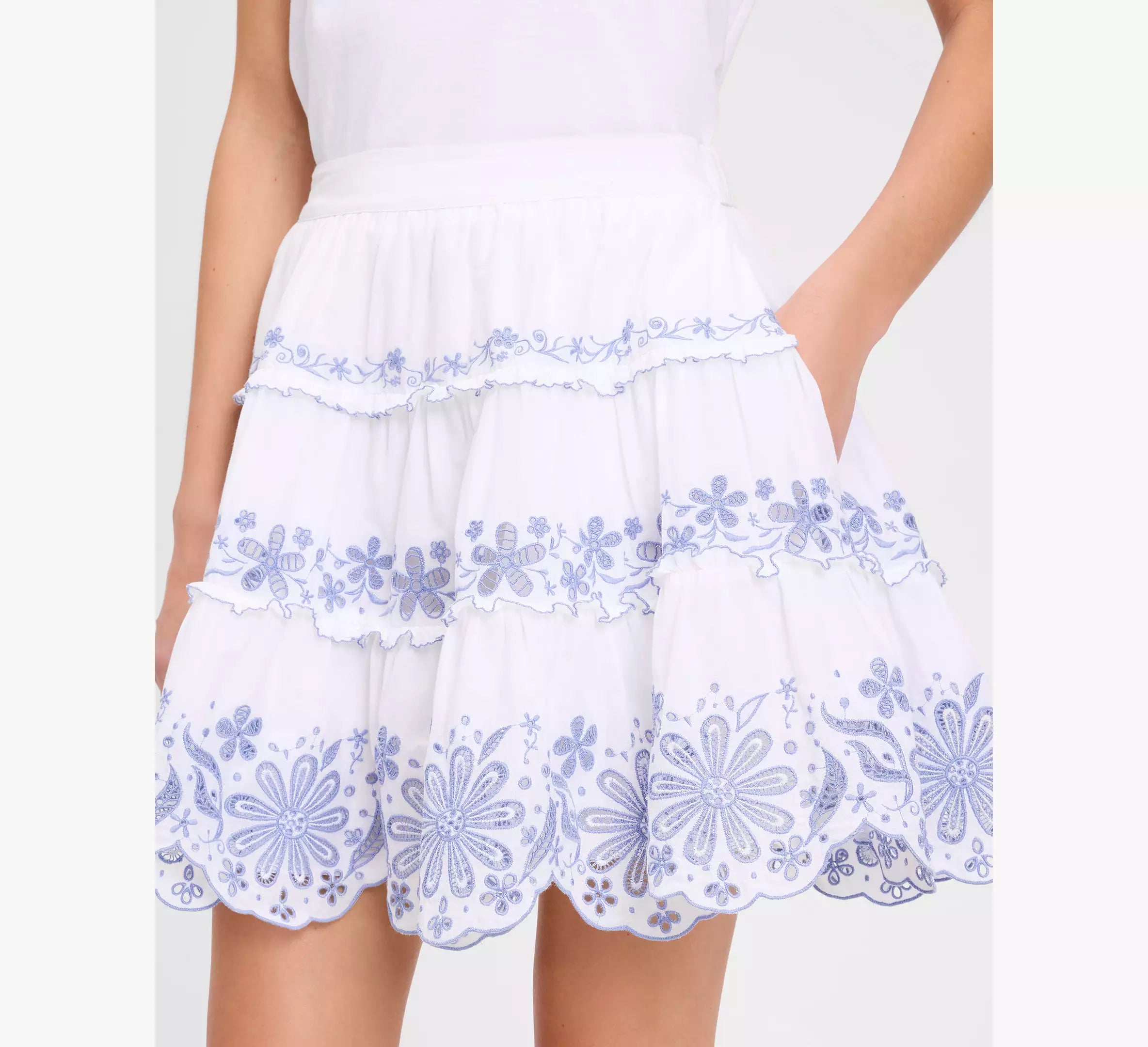 Fresh White/Diamond Blue