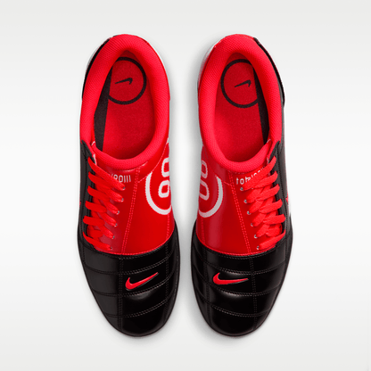 Black/White/Black/Bright Crimson