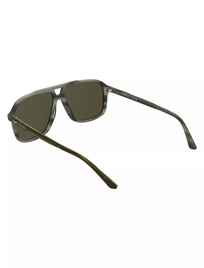 Transparent Striped Khaki