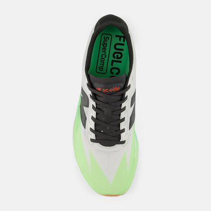 Nb 103 White With Mint Flash And Lime Leaf