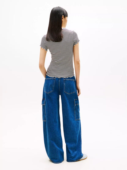 Black / Ecru Stripe