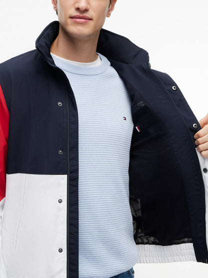 Navy/White/Red Colorblock