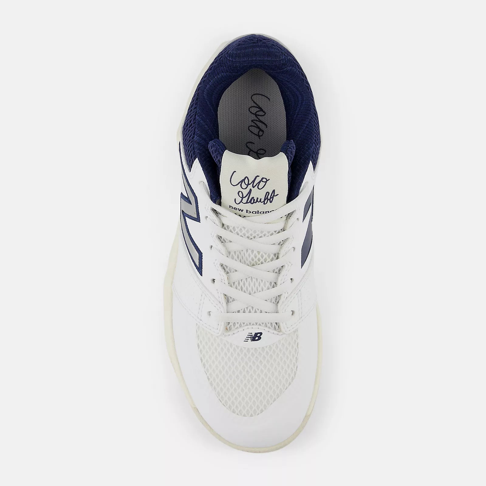 Nb 103 White With Nb Navy And Sea Salt
