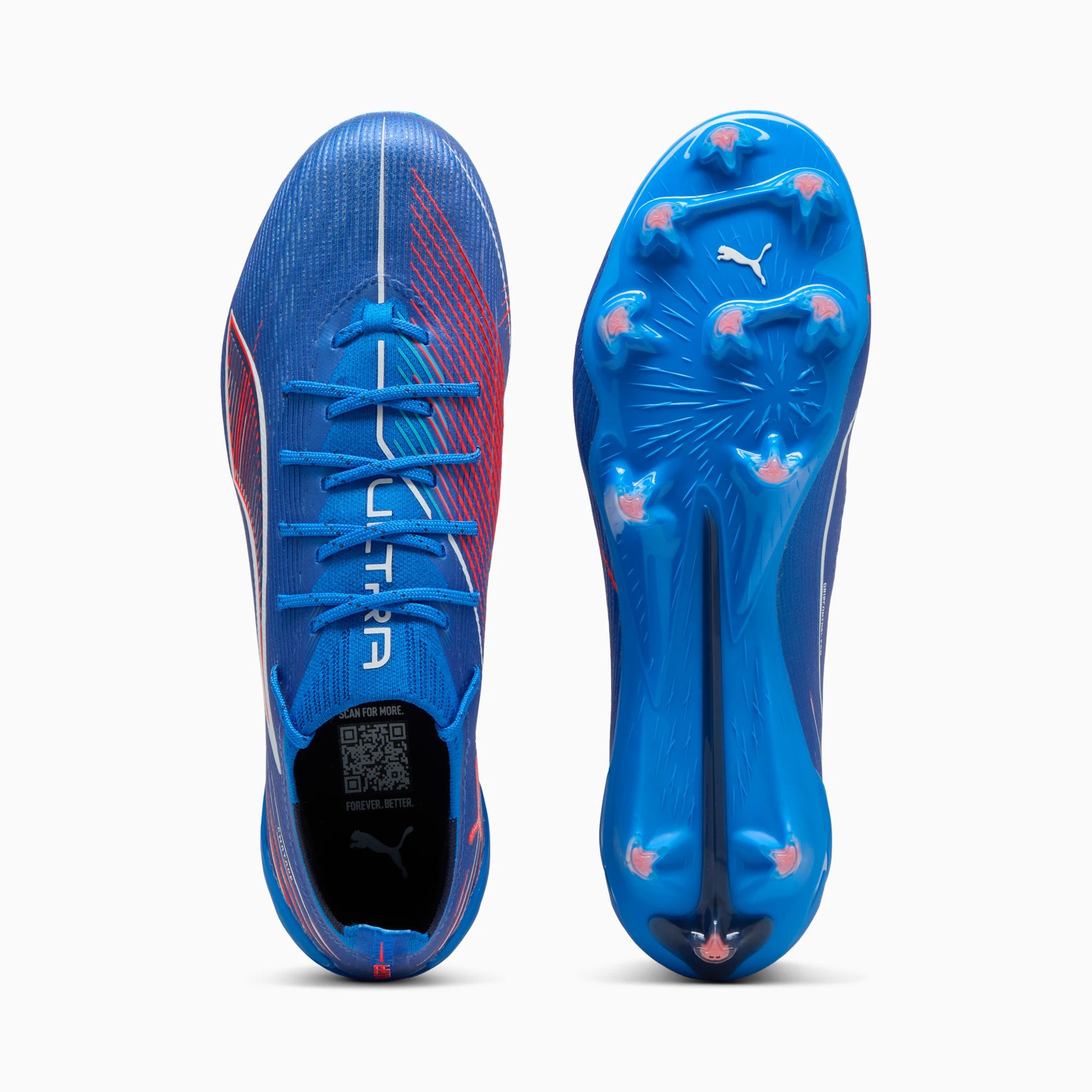 Ultra Blue-PUMA White-Glowing Red